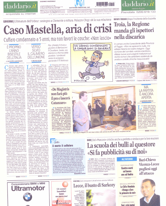 Journal La Gazzetta del Mezziogiorno